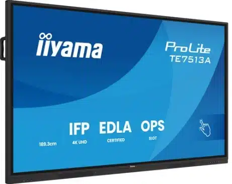 iiyama TE7513A-B2AG 75 inch 4K touchscreen monitor – afbeelding 4