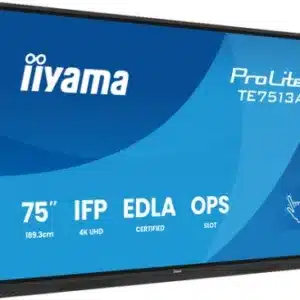 iiyama TE7513A-B2AG 75 inch 4K touchscreen monitor