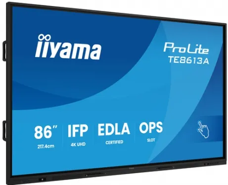 iiyama TE8613A-B2AG 85,6 inch 4K touchscreen monitor