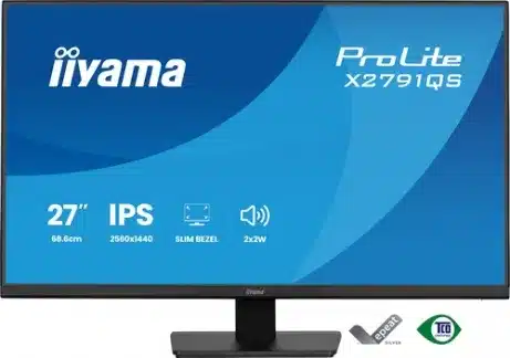 iiyama X2791QS-B1 27 inch QHD 75 Hz monitor – afbeelding 2