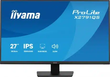 iiyama X2791QS-B1 27 inch QHD 75 Hz monitor – afbeelding 3