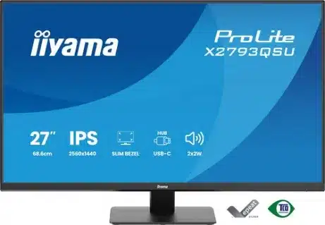 iiyama X2793QSU-B1 27 inch QHD 75 Hz monitor – afbeelding 2