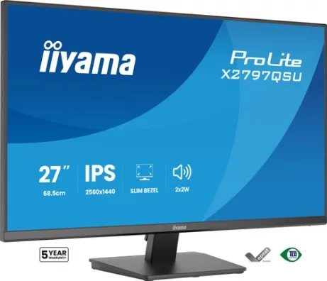 iiyama X2797QSU-B1 27 inch QHD 75 Hz monitor – afbeelding 4