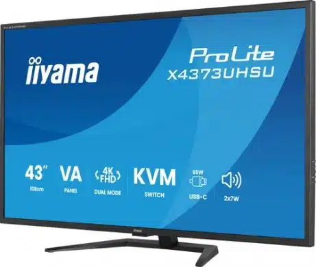 iiyama X4373UHSU-B2 42,5 inch 4K 60 Hz monitor – afbeelding 4