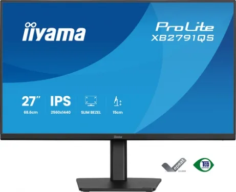 iiyama XB2791QS-B1 27 inch QHD 75 Hz monitor – afbeelding 2