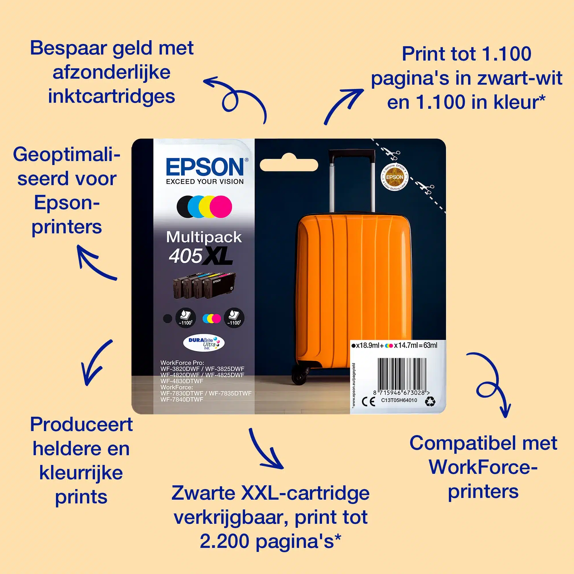 Ink Cartridges DURABrite Ultra Ultra 4 C13T05H64010 – afbeelding 3