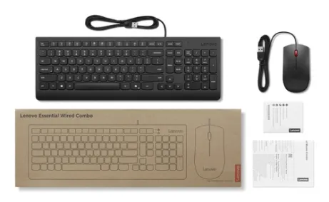 Lenovo KB MICE_BO Essencial WR KBMS GB A1 toetsenbord Inclusief muis Universeel USB – afbeelding 4