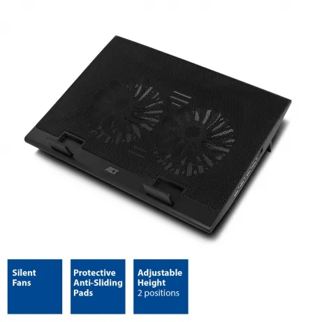 Laptop stand with fan and 4-port usb hub – afbeelding 2