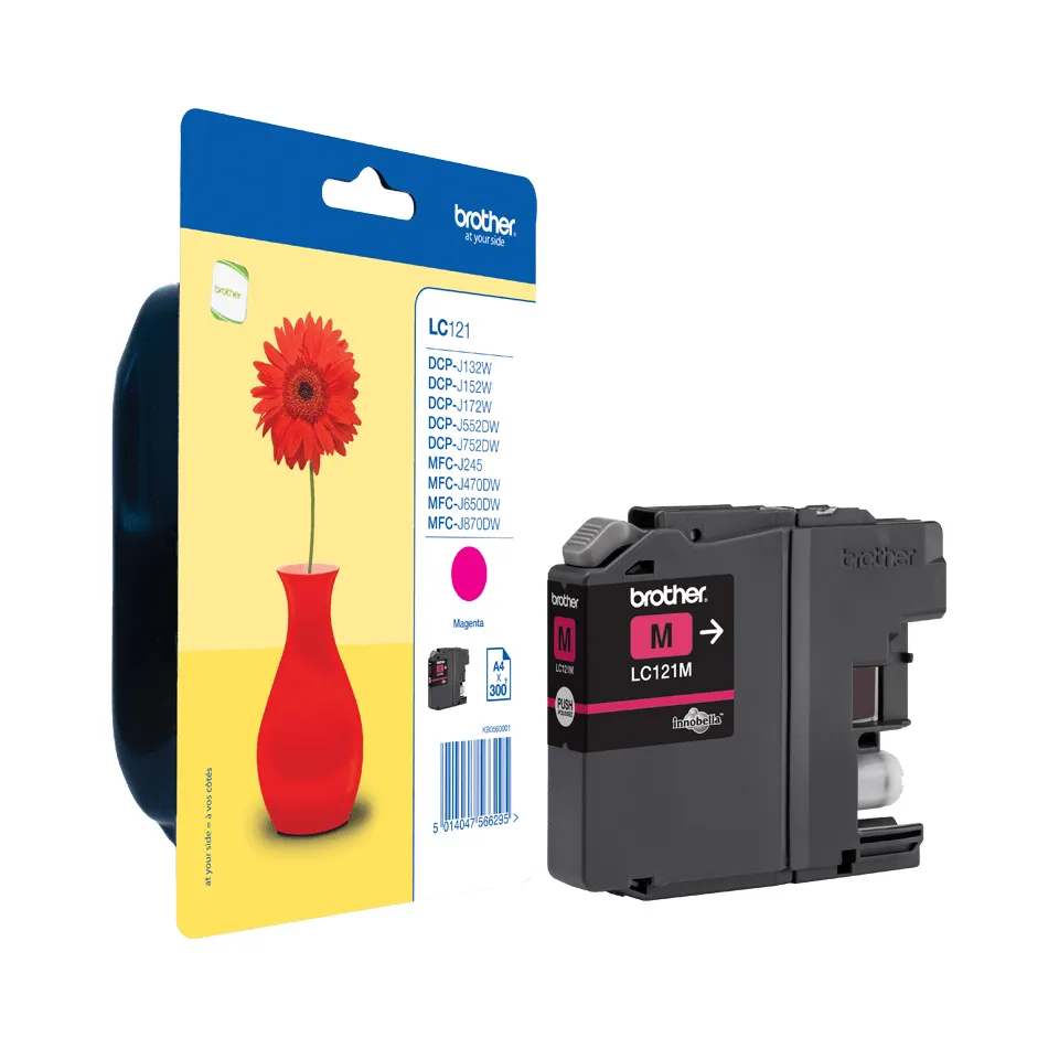 LC-121 inktcartridge magenta standard capacity 300 pagina's 1-pack – afbeelding 2