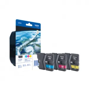 LC-985 Rainbow Pack - 3 - geel. cyaan. magenta - origineel - blister - inktcartridge - voor OA DCP-J125. DCP-J140. DCP-J