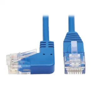 Left-Angle Cat6 Gigabit Molded Slim UTP