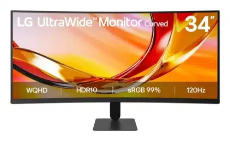 LG 34U601B-B 34 inch UWQHD 120 Hz curved monitor