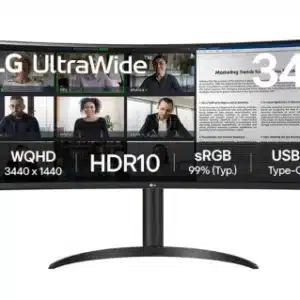 LG 34WR55QK-B 34 inch UWQHD 100 Hz curved monitor