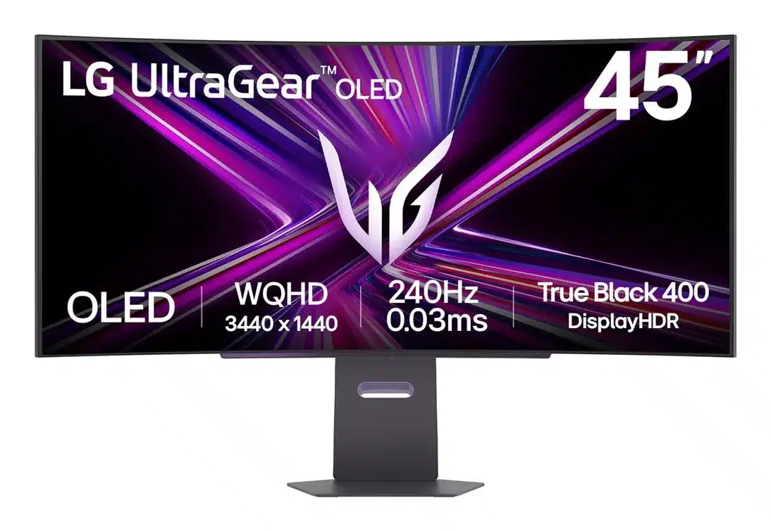 LG 45GX900A-B 44,5 inch UWQHD 240 Hz gaming curved monitor – afbeelding 3