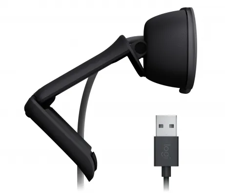 Logitech Brio 100 webcam Graphite – afbeelding 5