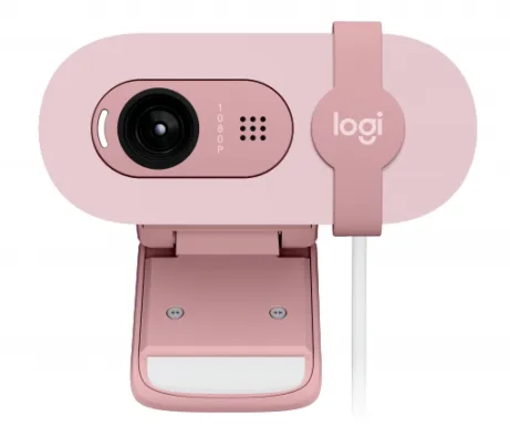 Logitech Brio 100 webcam - Rose – afbeelding 2