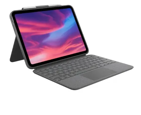 Logitech Combo Touch for iPad (10th gen & A16) - OXFORD GREY - Azerty