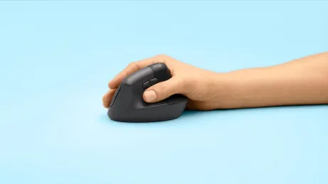 LOGITECH LIFT Right Vertical Ergonomic Mouse - GRAPHITE / BLACK - EMEA – afbeelding 3