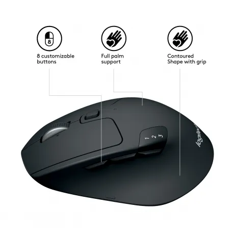 Logitech M720 Triathlon draadloze muis voor meerdere apparaten – afbeelding 4