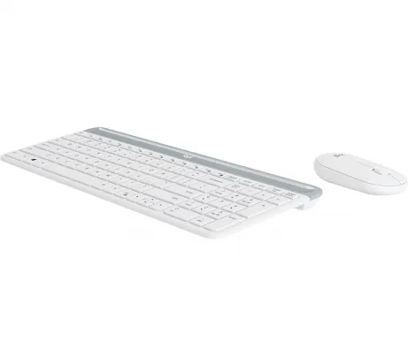 Logitech MK470 Slim WRLS Keyboard + Mouse OFFWHITE - QWERTY US – afbeelding 2