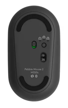 Logitech Pebble Mouse 2 M350s dunne draadloze Bluetooth-muis – afbeelding 4
