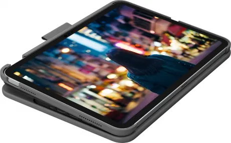 Logitech Slim Folio for iPad (10th gen & A16) - GREY - Azerty – afbeelding 3