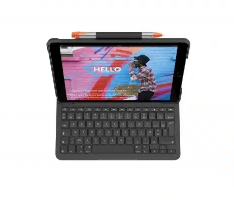 Logitech Slim Folio for iPad (7th + 8th+ 9th generation) - GRAPHITE - Azerty – afbeelding 2