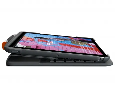 Logitech Slim Folio for iPad (7th + 8th+ 9th generation) - GRAPHITE - Azerty