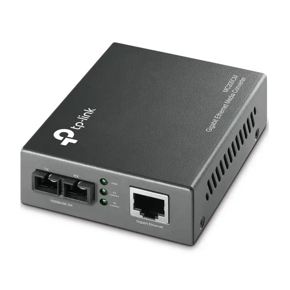 MC200CM 1000Mbps RJ45 to 1000Mbps multi-mode SC fiber Converter Full-duplex up to 550m switching power adapter chassis m – afbeelding 3