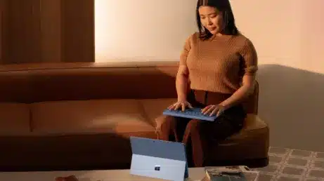 MICROSOFT SURFACE PRO FLEX KEYBOARD WITH SLIM PEN SOFT COVER FRENCH BLACK BELGIUM WITH COPILOT KEY – afbeelding 3
