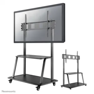 Mobile Flat Screen Floor Stand (stand+trolley) (height: 137-162 cm) box 1/2