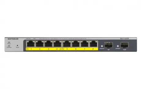 NETGEAR 10-Port Gb Smart Managed Pro Switch m. PoE – afbeelding 2