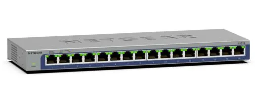 NETGEAR GS116 Unmanaged L2 Gigabit Ethernet (10/100/1000) Zwart – afbeelding 3