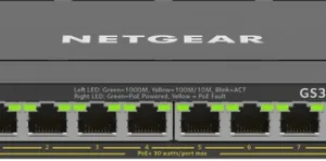 NETGEAR 8-Port Gigabit Ethernet High-Power PoE+ Plus Switch (GS308EPP)