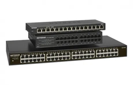 NETGEAR GS348 48-Port Gigabit Ethernet Unmanaged Switch Rackmount Fanless Metal Cost-effective Low-power consumption – afbeelding 4