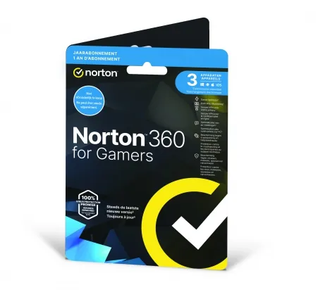 NORTON 360 FOR GAMERS 50GB BN 1 USER 3 DEVICE 12MO GENERIC BUNDLE RSP DVDSLV GUM NON-SUBSCRIPTION
