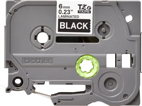 P-Touch TZE-315 white on black 6mm – afbeelding 2