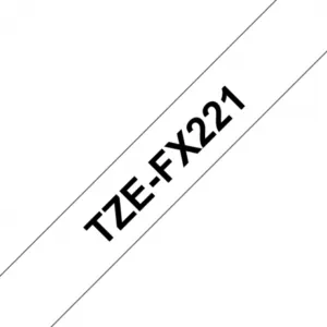 P-Touch TZE-FX221 black on white 9mm