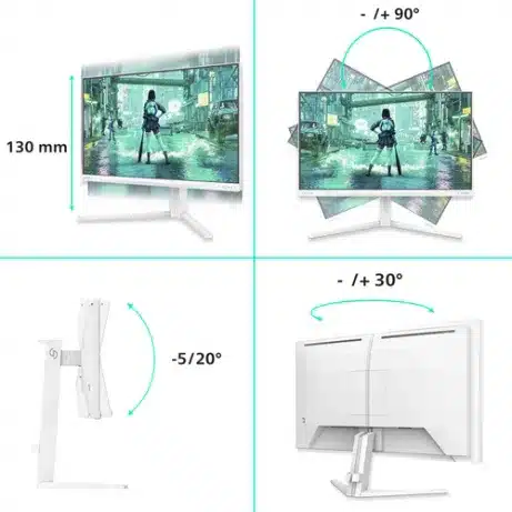 Philips 24M2N3201P 23,8 inch Full HD 260 Hz gaming monitor – afbeelding 3