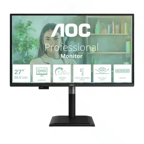 AOC Q27P4U 27 inch QHD 120 Hz monitor – afbeelding 2