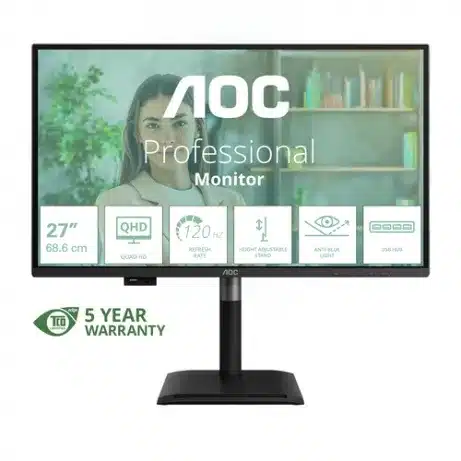 AOC Q27P4U 27 inch QHD 120 Hz monitor – afbeelding 3