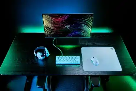 Razer Atlas - Premium Tempered Glass Mat - White – afbeelding 4