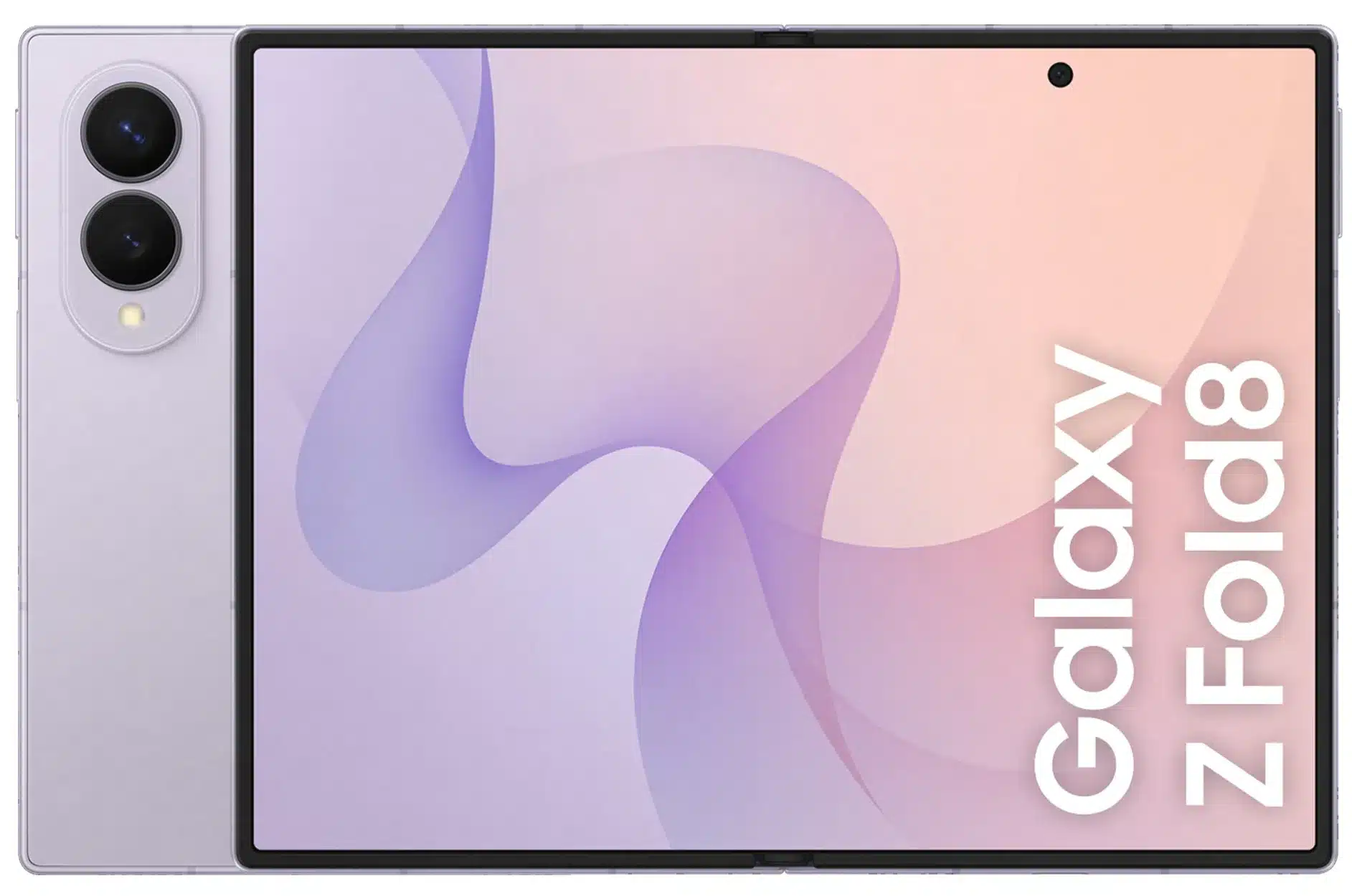 Samsung Galaxy Z Fold 8 5G 512GB - Lavendel – afbeelding 2