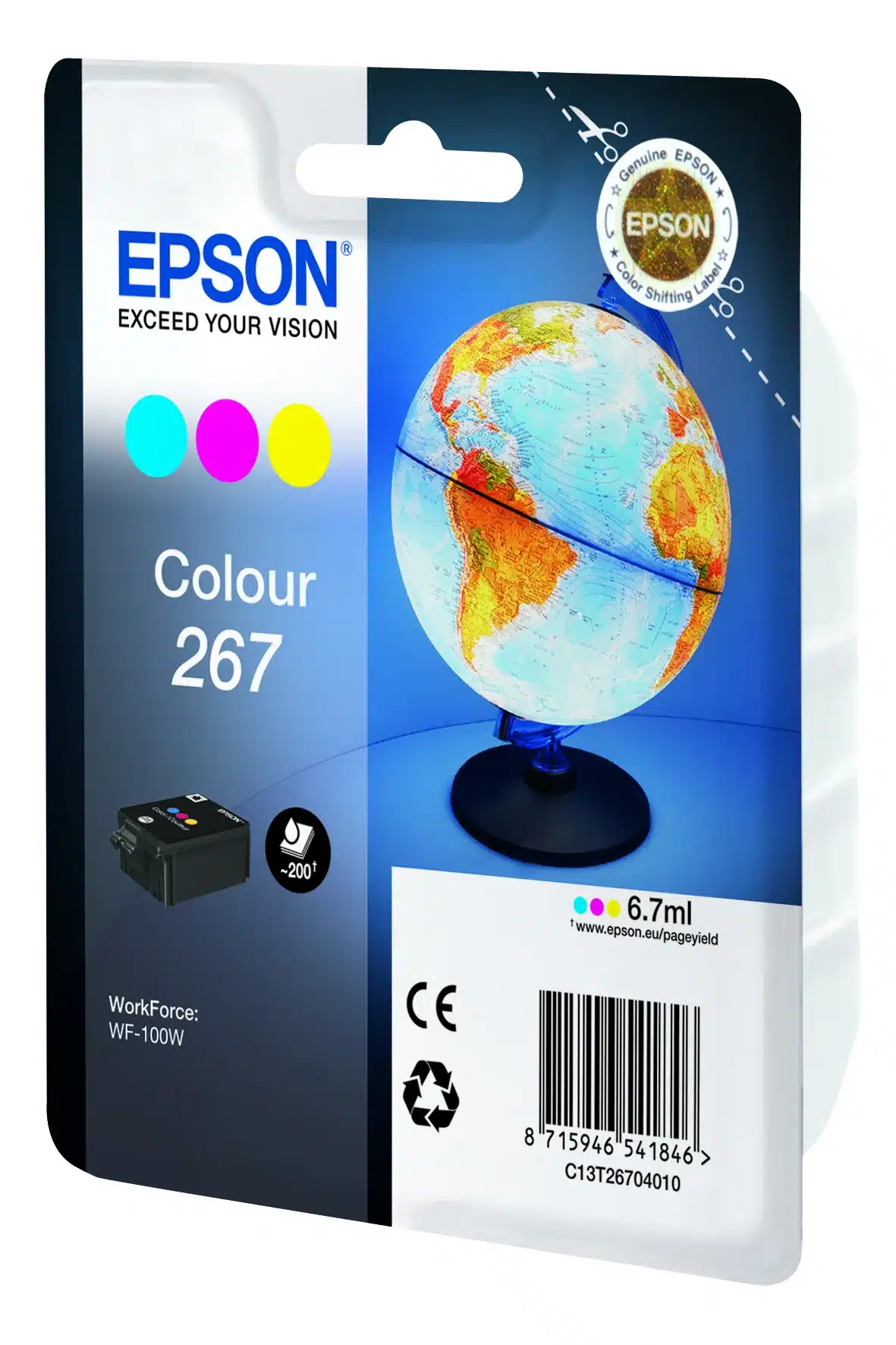 Singlepack Colour 267 ink cart. C13T26704010 – afbeelding 4
