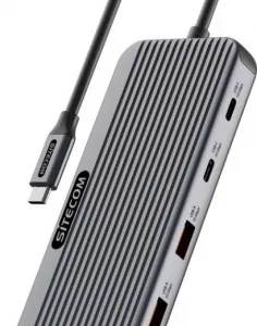 Sitecom 8 in 1 USB-C Power Delivery Multiport Adapter Pro 1x HDMI 1x DP