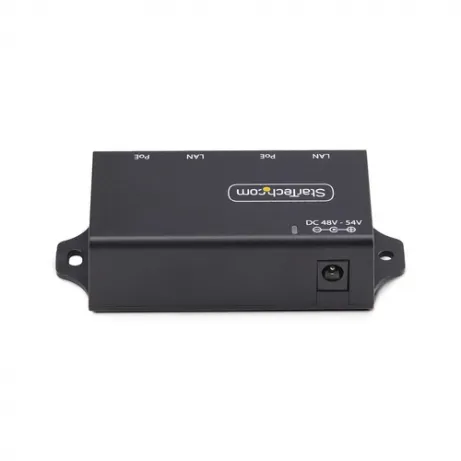 STARTECH.COM 2-Port PoE+ Injector 10/100/1000Mbps PoE/PoE+ 802.3af/at 4x 10/100/1000BASE-T RJ45 30W Wall Mountable – afbeelding 4