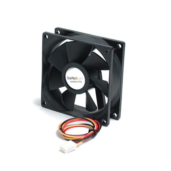 StarTech.com 80x25mm Stille Ventilator voor Computerbehuizing met Kogellagers en TX3 – afbeelding 2