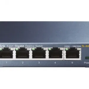 TL-SG105 5-port Metal Gigabit Switch 5 10/100/1000M RJ45 ports supports GMP Snooping IEEE 802.1p QoS Plug & Play metal c