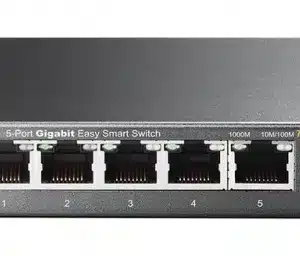 TL-SG105E 5-Port Gigabit Desktop Easy Smart Switch 5 10/100/1000Mbps RJ45 portsMTU/Port/Tag-based VLAN QoS IGMP Snooping