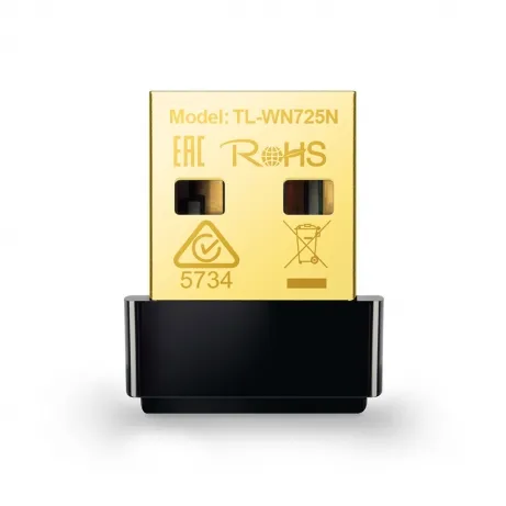 TL-WN725N 150Mbps Wireless N Nano USB Adapter Support 802.11b/g/n Nano size Provide USB 2.0 Interface Provide software W – afbeelding 2